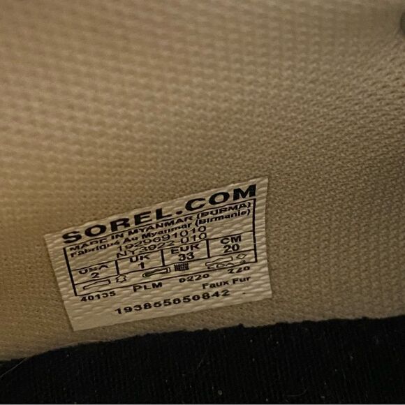 Sorel Out N About Conqest Boots Lace Up Waterproof Suede unisex youth 2 - Picture 8 of 8